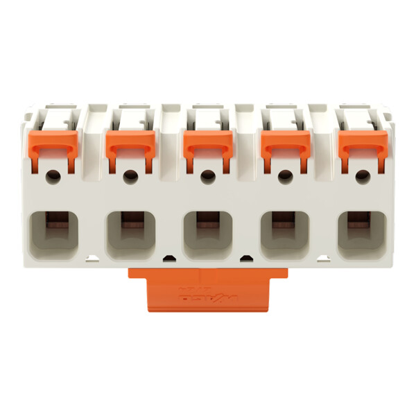 Connecteur femelle pour 1 conducteur Levier Push-in CAGE CLAMP®; gris clair - Wago - 27241205/323000
