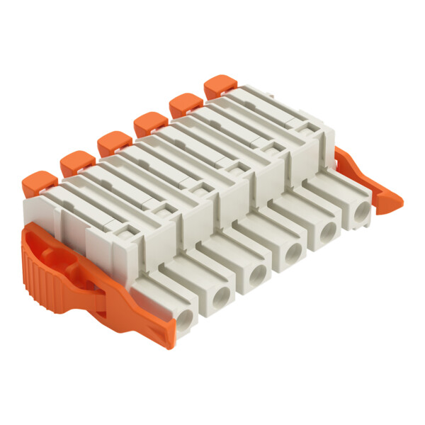 Connecteur femelle pour 1 conducteur Levier Push-in CAGE CLAMP®; gris clair - Wago - 27241206/038000