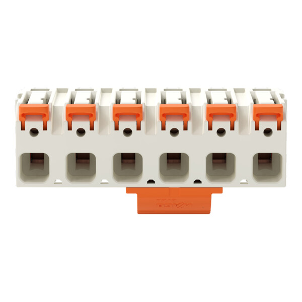 Connecteur femelle pour 1 conducteur Levier Push-in CAGE CLAMP®; gris clair - Wago - 27241206/323000