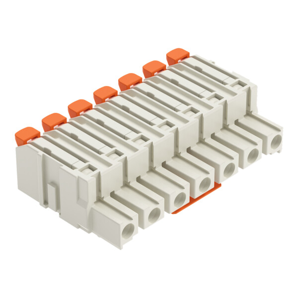 Connecteur femelle pour 1 conducteur Levier Push-in CAGE CLAMP®; gris clair - Wago - 27241207/323000