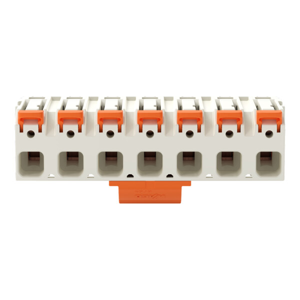 Connecteur femelle pour 1 conducteur Levier Push-in CAGE CLAMP®; gris clair - Wago - 27241207/323000