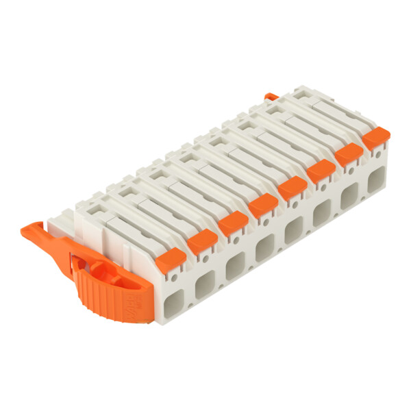 Connecteur femelle pour 1 conducteur Levier Push-in CAGE CLAMP®; gris clair - Wago - 27241208/038000