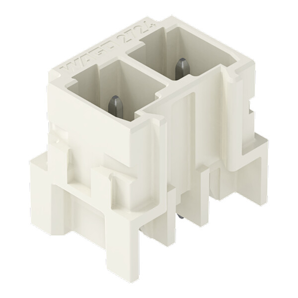Connecteur mâle THR Broche à souder 1,0 x 1,0 mm droit à 90°; gris clair - Wago - 27243802/105000