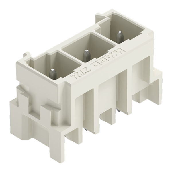 Connecteur mâle THR Broche à souder 1,0 x 1,0 mm droit à 90°; gris clair - Wago - 27243803/105000