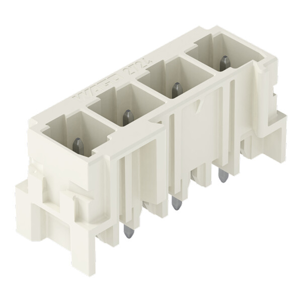 Connecteur mâle THT Broche à souder 1,0 x 1,0 mm droit à 90°; gris clair - Wago - 27243804