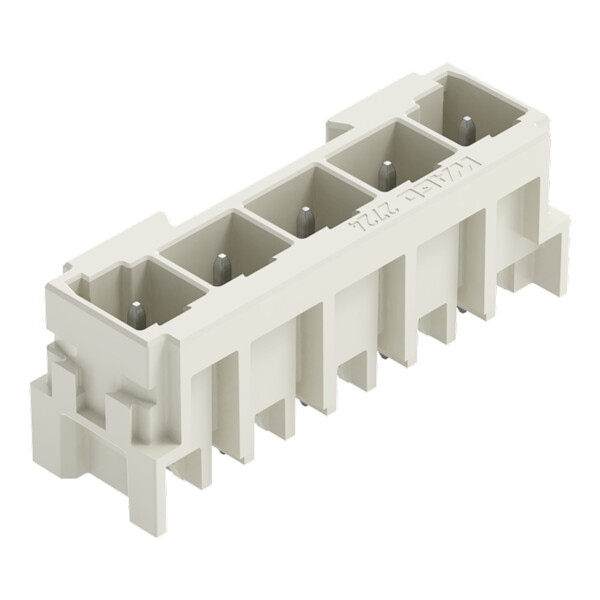 Connecteur mâle THR Broche à souder 1,0 x 1,0 mm droit à 90°; gris clair - Wago - 27243805/105000