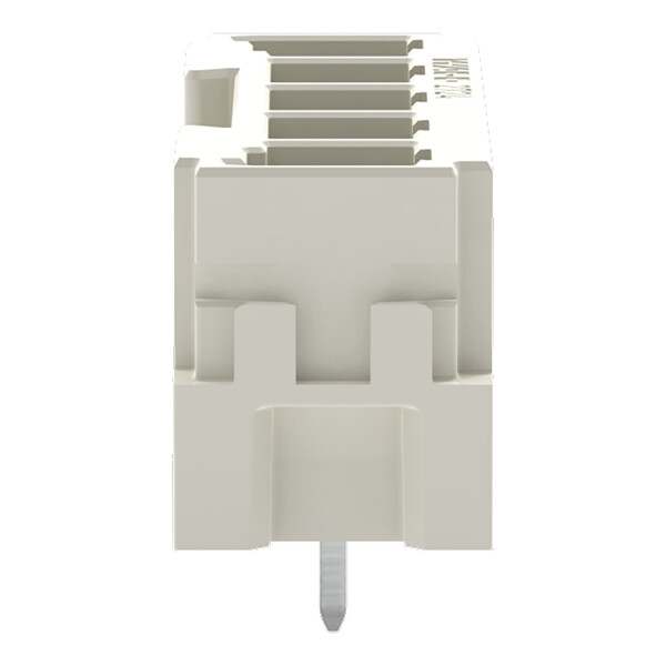 Connecteur mâle THT Broche à souder 1,0 x 1,0 mm droit à 90°; gris clair - Wago - 27243805
