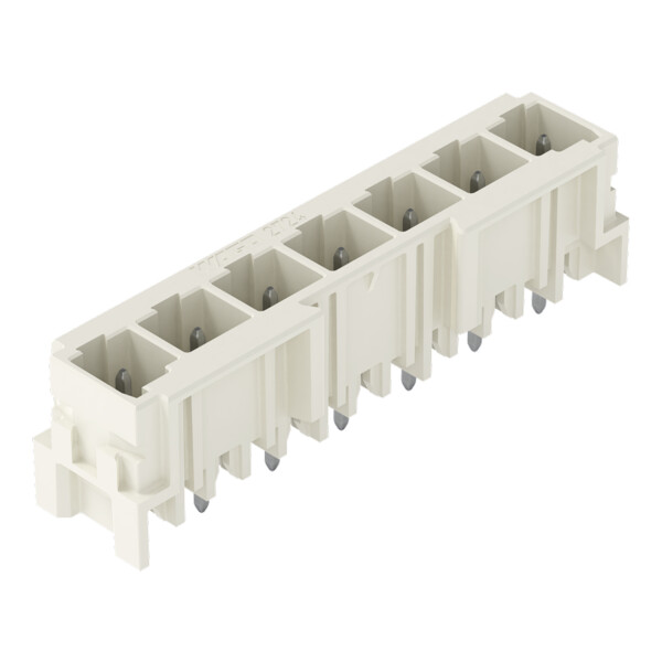 Connecteur mâle THT Broche à souder 1,0 x 1,0 mm droit à 90°; gris clair - Wago - 27243807