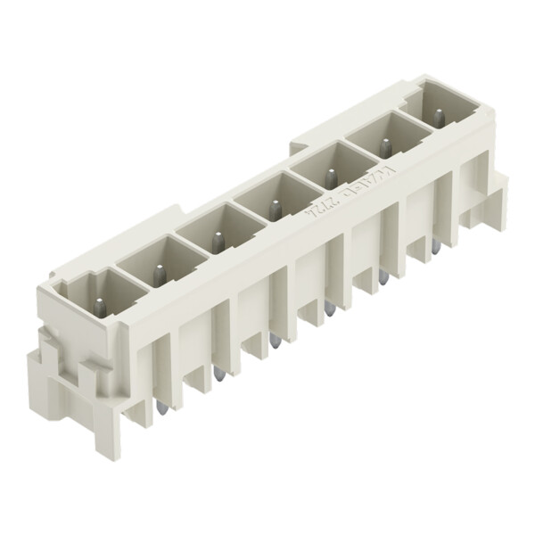 Connecteur mâle THT Broche à souder 1,0 x 1,0 mm droit à 90°; gris clair - Wago - 27243807