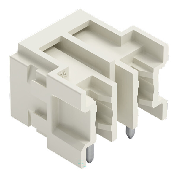 Connecteur mâle THR Broche à souder 1,0 x 1,0 mm incliné 0°; gris clair - Wago - 27243822/105000