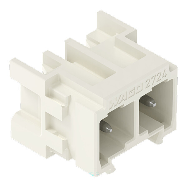 Connecteur mâle THR Broche à souder 1,0 x 1,0 mm incliné 0°; gris clair - Wago - 27243822/105000