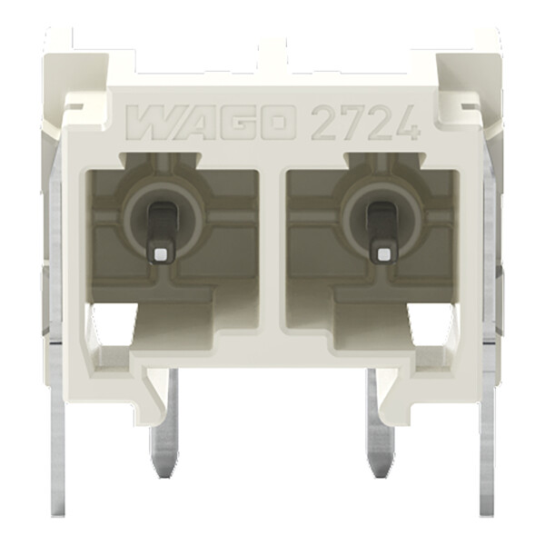 Connecteur mâle THT Broche à souder 1,0 x 1,0 mm incliné 0°; gris clair - Wago - 27243822/122000