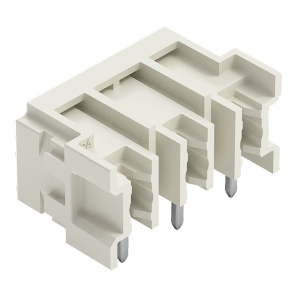 Connecteur mâle THR Broche à souder 1,0 x 1,0 mm incliné 0°; gris clair - Wago - 27243823/105000