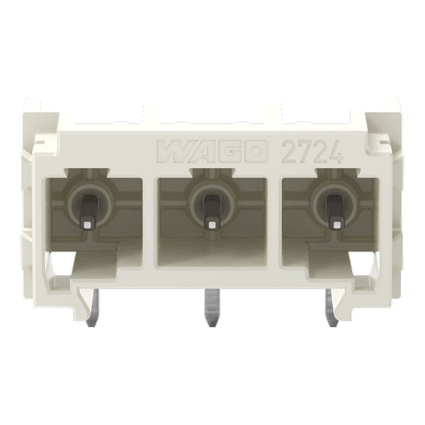 Connecteur mâle THR Broche à souder 1,0 x 1,0 mm incliné 0°; gris clair - Wago - 27243823/105000