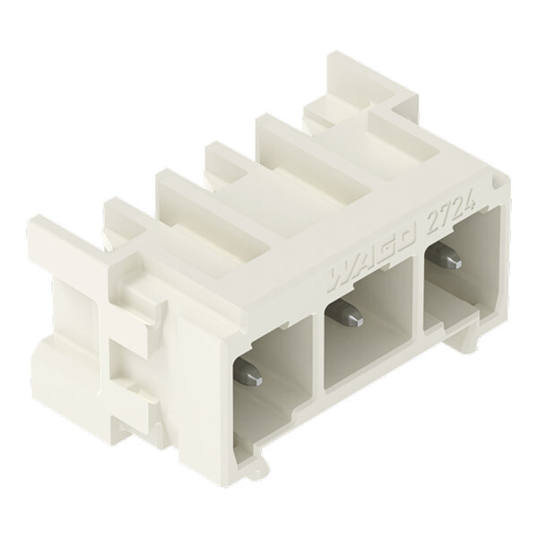 Connecteur mâle THR Broche à souder 1,0 x 1,0 mm incliné 0°; gris clair - Wago - 27243823/105000