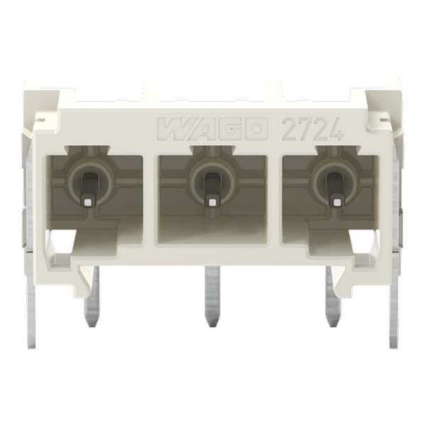 Connecteur mâle THT Broche à souder 1,0 x 1,0 mm incliné 0°; gris clair - Wago - 27243823/122000