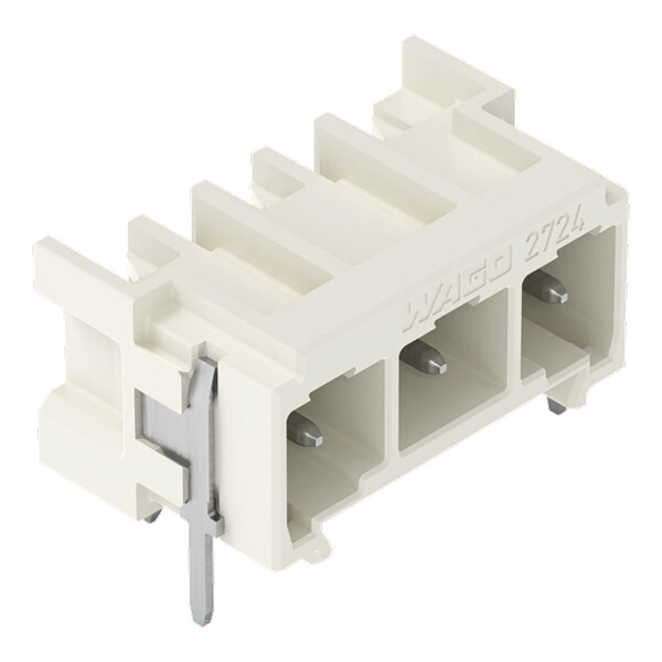 Connecteur mâle THT Broche à souder 1,0 x 1,0 mm incliné 0°; gris clair - Wago - 27243823/122000