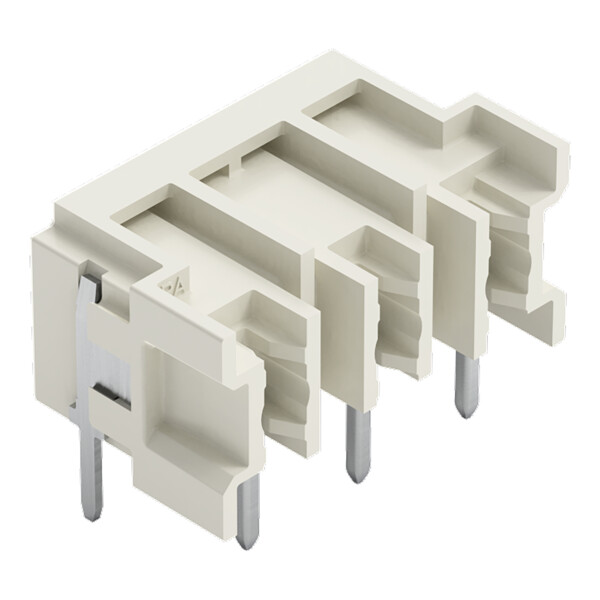 Connecteur mâle THT Broche à souder 1,0 x 1,0 mm incliné 0°; gris clair - Wago - 27243823/122000