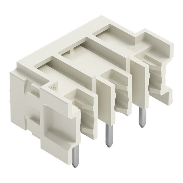 Connecteur mâle THT Broche à souder 1,0 x 1,0 mm incliné 0°; gris clair - Wago - 27243823