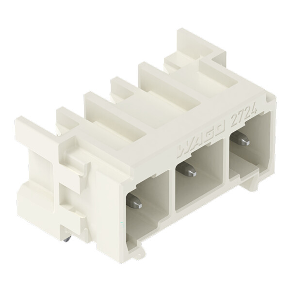 Connecteur mâle THT Broche à souder 1,0 x 1,0 mm incliné 0°; gris clair - Wago - 27243823
