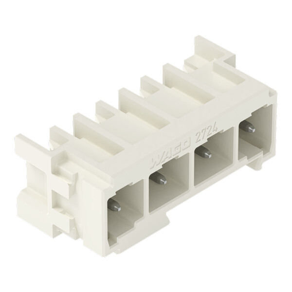 Connecteur mâle THR Broche à souder 1,0 x 1,0 mm incliné 0°; gris clair - Wago - 27243824/105000