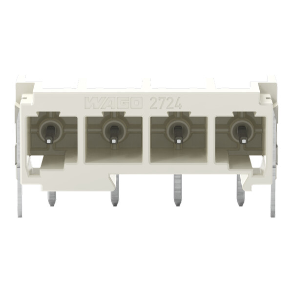 Connecteur mâle THT Broche à souder 1,0 x 1,0 mm incliné 0°; gris clair - Wago - 27243824/122000