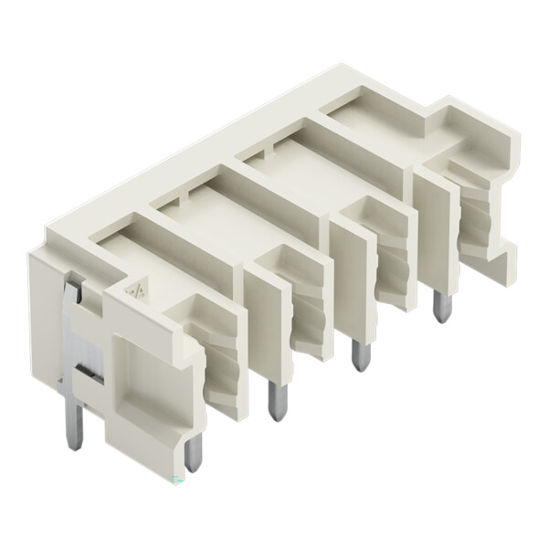 Connecteur mâle THR Broche à souder 1,0 x 1,0 mm incliné 0°; gris clair - Wago - 27243824/123000