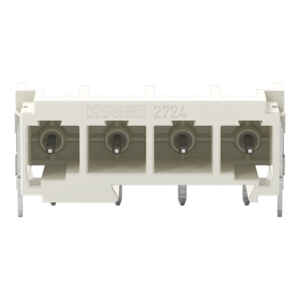 Connecteur mâle THR Broche à souder 1,0 x 1,0 mm incliné 0°; gris clair - Wago - 27243824/123000