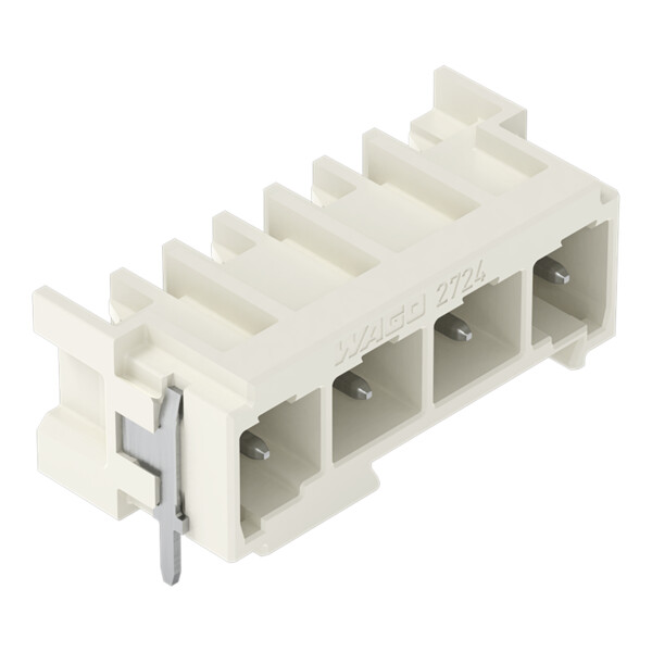 Connecteur mâle THR Broche à souder 1,0 x 1,0 mm incliné 0°; gris clair - Wago - 27243824/123000