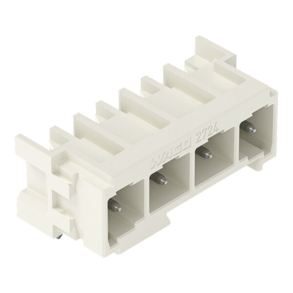 Connecteur mâle THT Broche à souder 1,0 x 1,0 mm incliné 0°; gris clair - Wago - 27243824