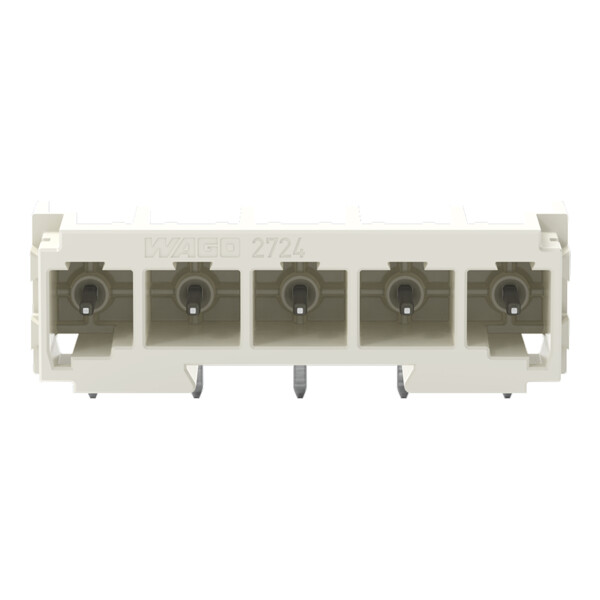 Connecteur mâle THR Broche à souder 1,0 x 1,0 mm incliné 0°; gris clair - Wago - 27243825/105000