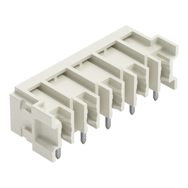 Connecteur mâle THR Broche à souder 1,0 x 1,0 mm incliné 0°; gris clair - Wago - 27243825/105000