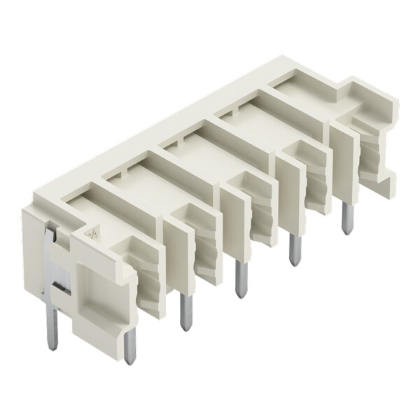 Connecteur mâle THT Broche à souder 1,0 x 1,0 mm incliné 0°; gris clair - Wago - 27243825/122000