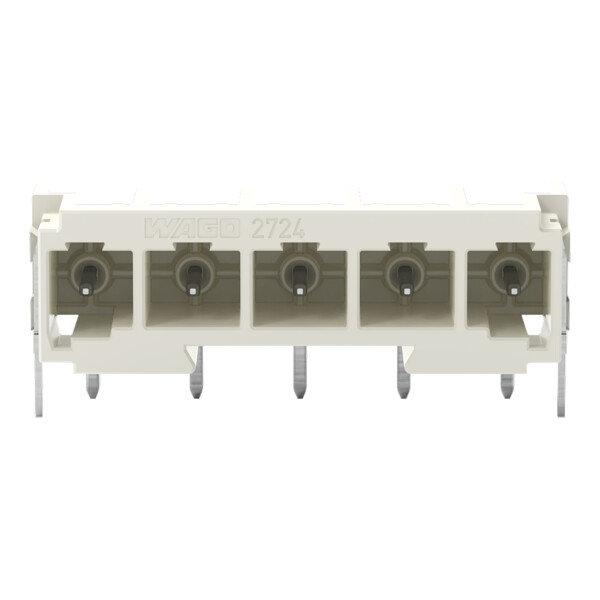 Connecteur mâle THT Broche à souder 1,0 x 1,0 mm incliné 0°; gris clair - Wago - 27243825/122000
