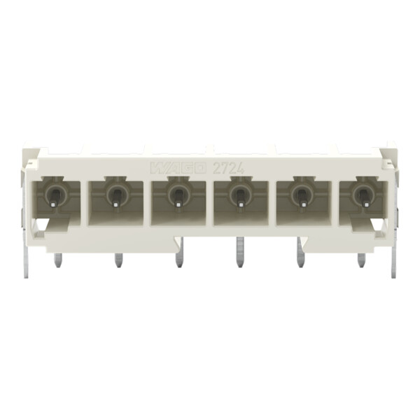 Connecteur mâle THT Broche à souder 1,0 x 1,0 mm incliné 0°; gris clair - Wago - 27243826/122000