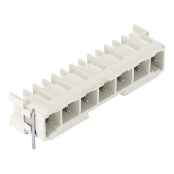 Connecteur mâle THT Broche à souder 1,0 x 1,0 mm incliné 0°; gris clair - Wago - 27243827/122000