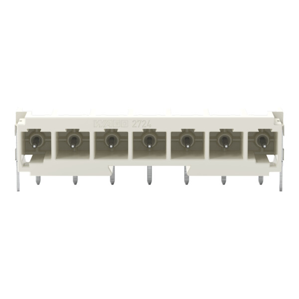 Connecteur mâle THT Broche à souder 1,0 x 1,0 mm incliné 0°; gris clair - Wago - 27243827/122000