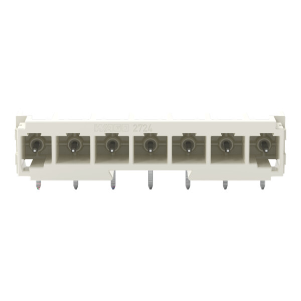Connecteur mâle THT Broche à souder 1,0 x 1,0 mm incliné 0°; gris clair - Wago - 27243827
