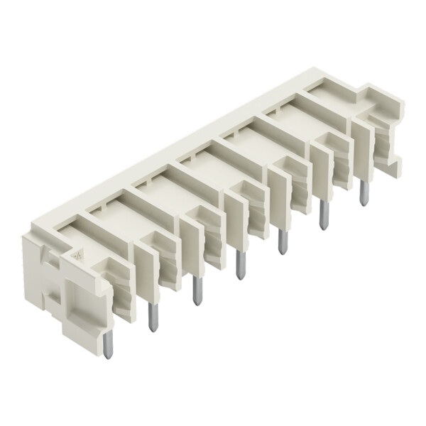 Connecteur mâle THT Broche à souder 1,0 x 1,0 mm incliné 0°; gris clair - Wago - 27243827
