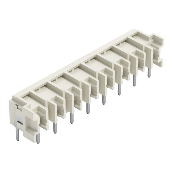 Connecteur mâle THT Broche à souder 1,0 x 1,0 mm incliné 0°; gris clair - Wago - 27243828/122000