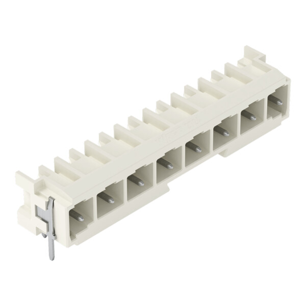 Connecteur mâle THT Broche à souder 1,0 x 1,0 mm incliné 0°; gris clair - Wago - 27243828/122000