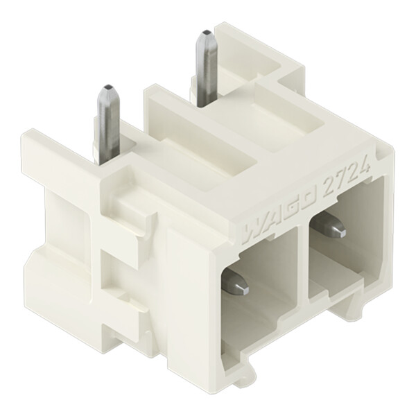 Connecteur mâle THR Broche à souder 1,0 x 1,0 mm incliné 180°; gris clair - Wago - 27243842/105000