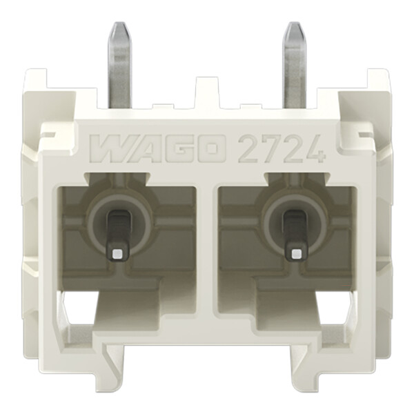 Connecteur mâle THR Broche à souder 1,0 x 1,0 mm incliné 180°; gris clair - Wago - 27243842/105000