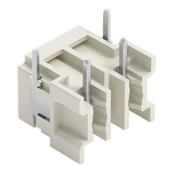 Connecteur mâle THT Broche à souder 1,0 x 1,0 mm incliné 180°; gris clair - Wago - 27243842/122000