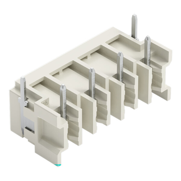 Connecteur mâle THT Broche à souder 1,0 x 1,0 mm incliné 180°; gris clair - Wago - 27243844/122000