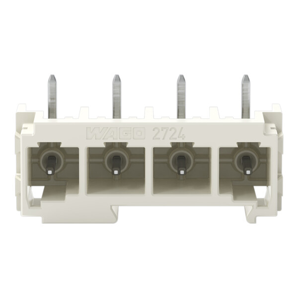 Connecteur mâle THT Broche à souder 1,0 x 1,0 mm incliné 180°; gris clair - Wago - 27243844