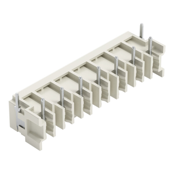 Connecteur mâle THT Broche à souder 1,0 x 1,0 mm incliné 180°; gris clair - Wago - 27243847/122000