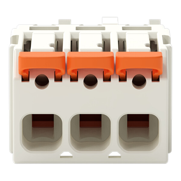 Connecteur femelle pour 1 conducteur Levier Push-in CAGE CLAMP®; gris clair - Wago - 27211103/326045