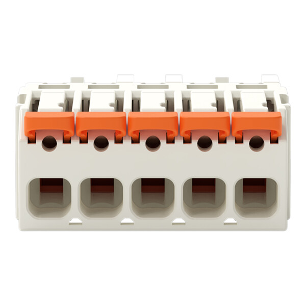 Connecteur femelle pour 1 conducteur Levier Push-in CAGE CLAMP®; gris clair - Wago - 27211105/326047