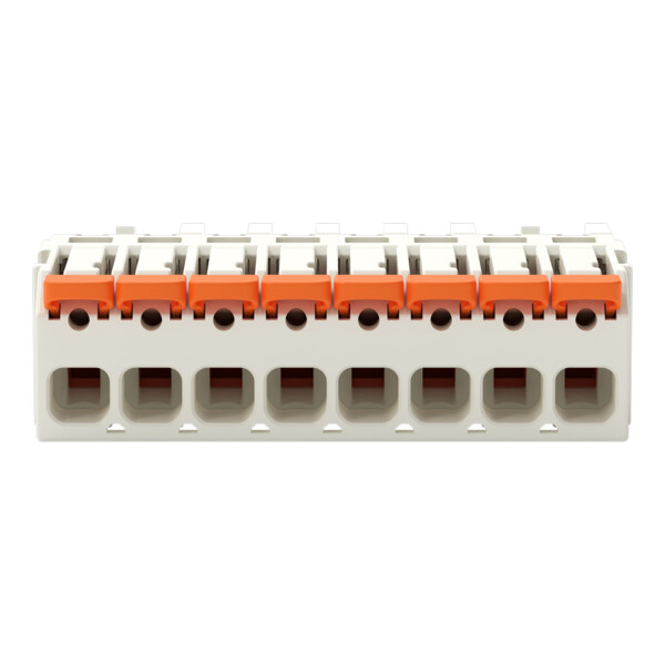Connecteur femelle pour 1 conducteur Levier Push-in CAGE CLAMP®; gris clair - Wago - 27211108/326047
